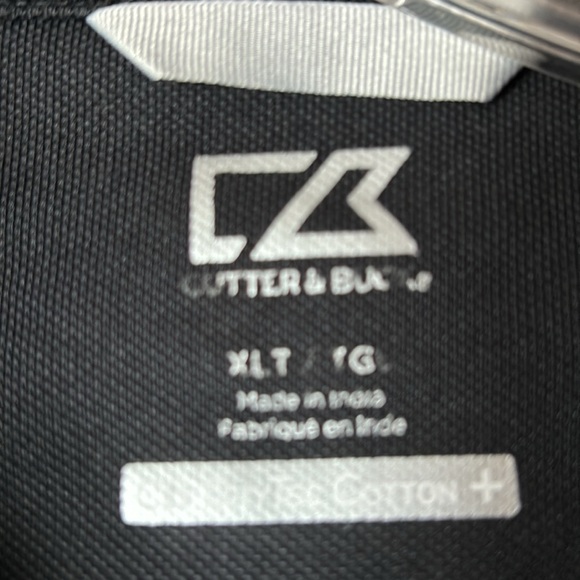 Cutter&Buck mens black long sleeve polo. - Picture 3 of 4